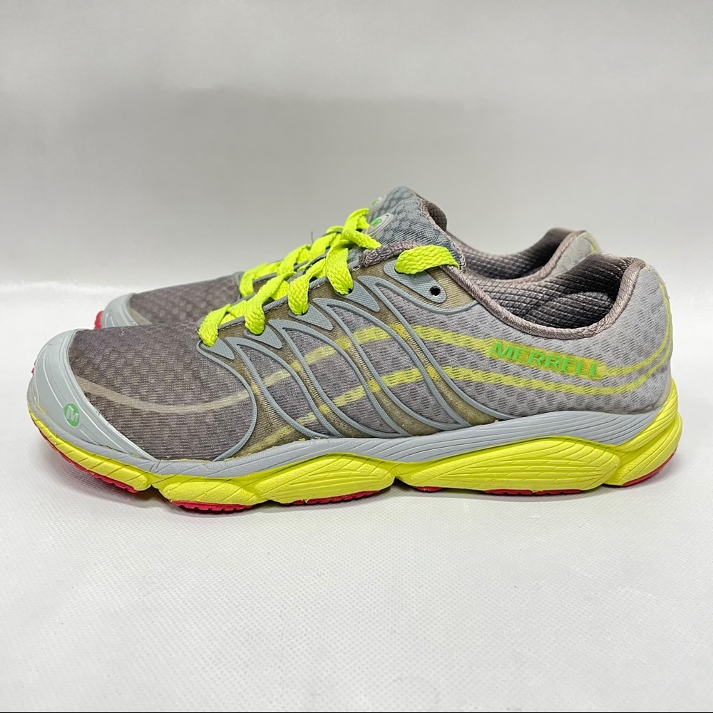 Merrell All Flash Gray Yellow Shoes Women’s 7.5